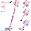 Dezkly Cordless Vacuum Cleaner, 300W 23KPa Lightweight Stick Vacuum , 3 Suction, LED Display, Powerful Vacuum Cleaner 1