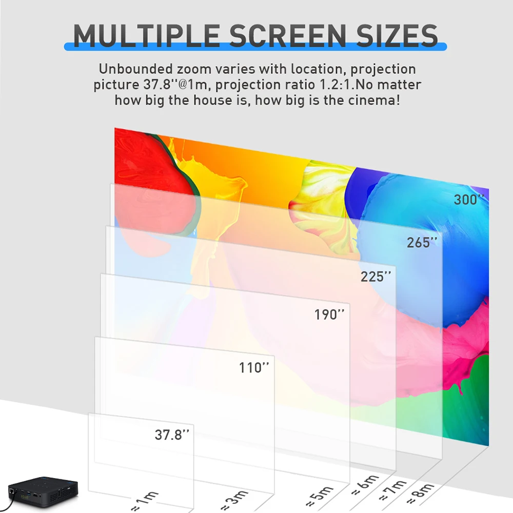 Topleo-스마트 프로젝터 안드로이드 9 내장 배터리 Dlp 4k 멀티미디어 Proyectores, 포켓 여행 야외 스마트 비디오 dlp 프로젝터