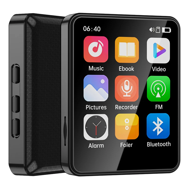 Ŀ ִ Bluetooth-Compatible5.3  ׷ ÷̾, MP3 ÷̾, FM   , 2.4 ġ ġũ, 16 GB, 32 GB, 64GB