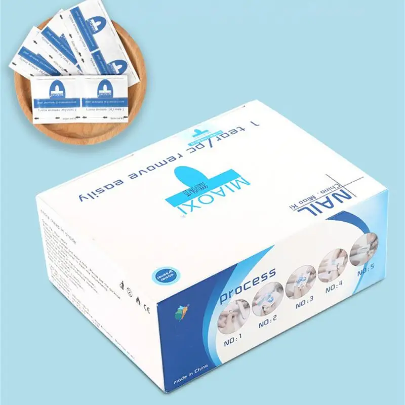 

lot Gel Nail Remover Manicure Tools Wet Wipes Paper Pads Nail Polish Remover Wraps Foil Nail Art Cleaner One Step Remove