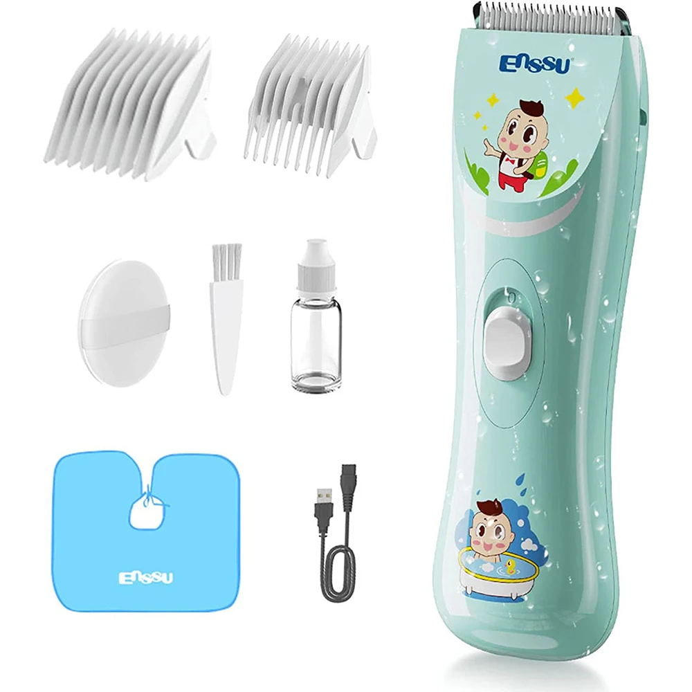 Baby Hair Clippers Quiet Trimmer Kids Children Waterproof Rechargeable Cordless Haircut Mathine Toddler Boy hair clipper hair trimmer