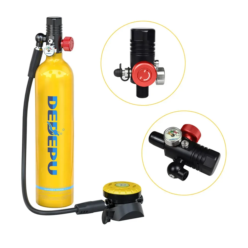 DEDEPU Hot Sell 1L Dive Air Cylinder Mini Scuba Tank Dive Equipment other swimming