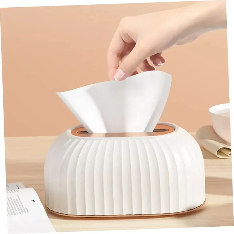 Striped Multi Color Tissue box Toilet Paper Box Bedroom Living Room Dining Table Napkin Holder Home Decoration 2