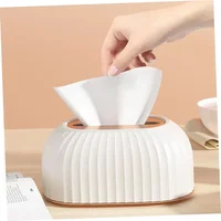 Striped Multi Color Tissue box Toilet Paper Box Bedroom Living Room Dining Table Napkin Holder Home Decoration 2