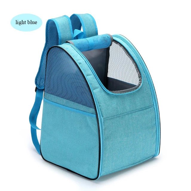 Ventilation Large Capacity Dog Cat Carrier Backpack Adjustable Strap Pet Carrying Bag Foldable Cat Backpack for Outdoor Travel 5
