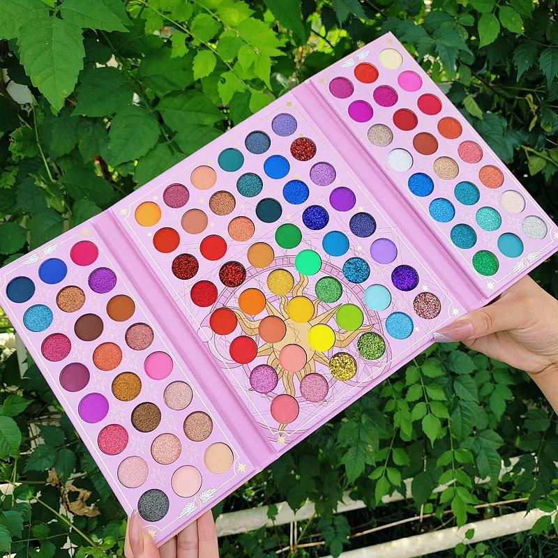 Description Picture 6 of itemBoutique 96 Colors Eye Shadow Plate Shimmer Matte Sequin Eyeshadow Colorful Stage Ball Dedicated Neon Eyeshadow Palette Beauty