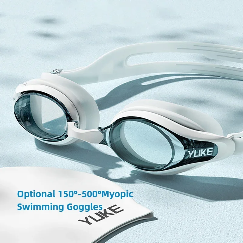 Swimming Goggles Adjustable Swimming Goggles Adult Myopia Anti Fog Professional Waterproof UV Eyewear Protection Men Women Pool Glasses