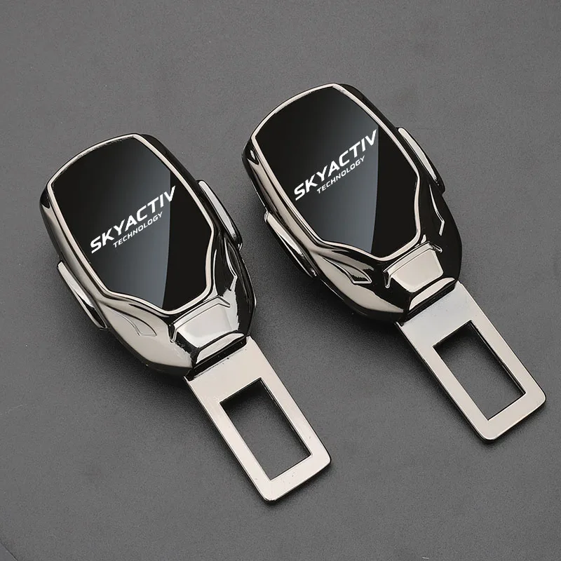 Auto Nuova Cintura Di Sicurezza Clip Extender Cintura Di Sicurezza Presa Di Sicurezza Fibbia Di Sicurezza Per Mazda Skyactiv Tecnologia Logo 3 6 Cx 5 