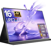 UPERFECT 4K Portable Monitor 16″ 3840×2400 IPS Laptop Extend Screen 1200Nits USB C HDMI Computer PC Gaming Display With Speakers