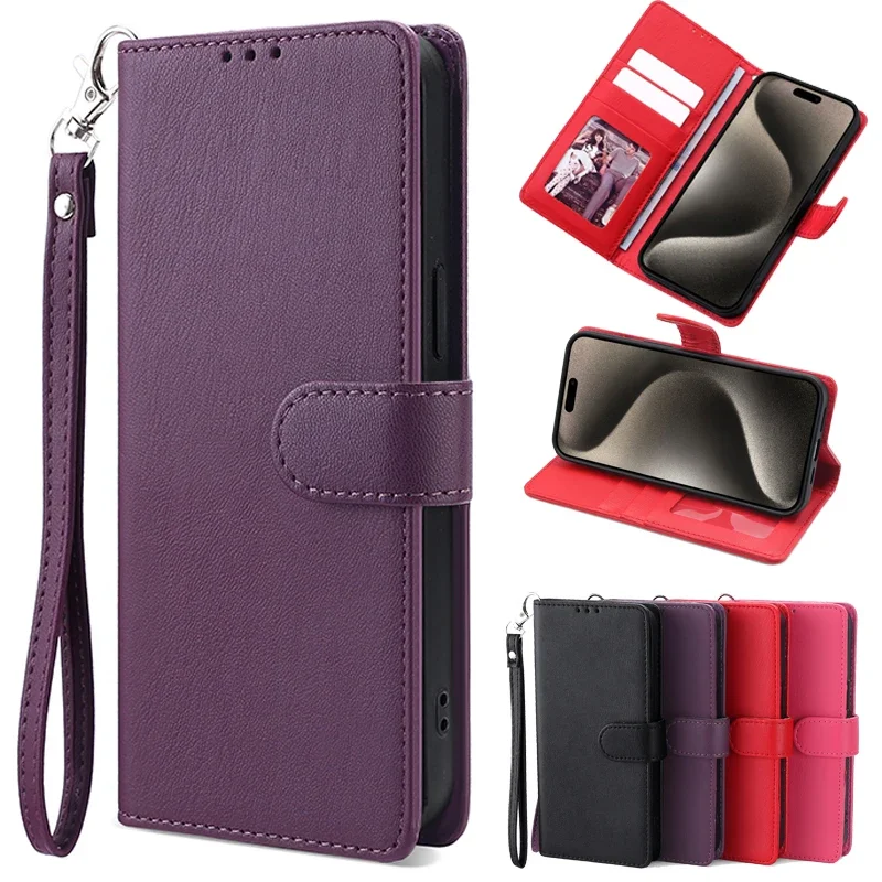 Luxurious Flip Leather Strap Case with Magnetic Closure – Elegant and Durable Protection