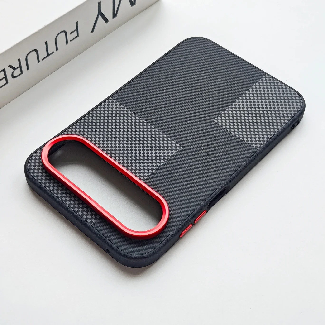 Luxury PU Leather Matte Shockproof Protective Back Cover