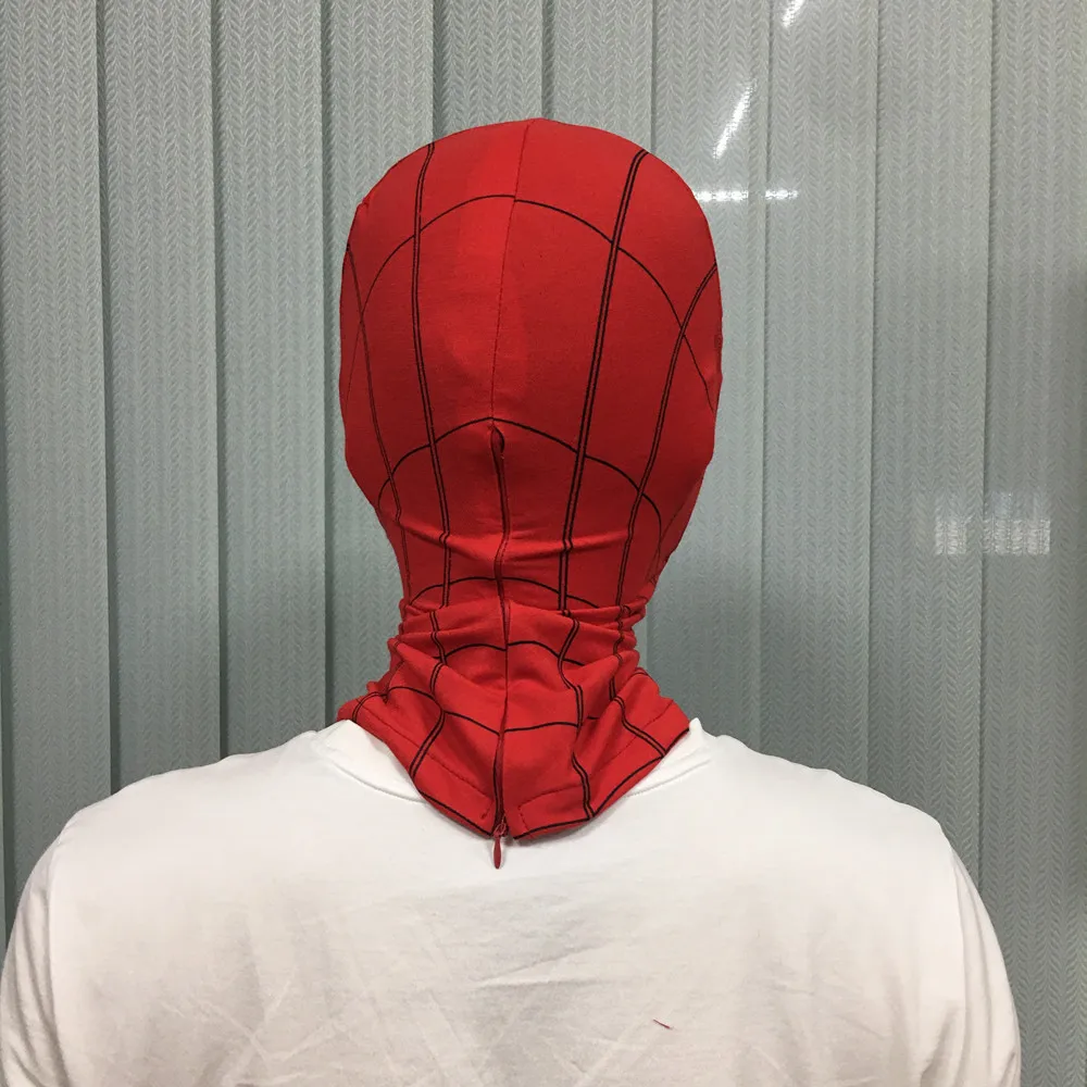 Mascara Spiderman Headgear Cosplay Moving Eyes Electronic Mask Spider Man  1:1 Remote Control Elastic Toys for Adults Kids Gift