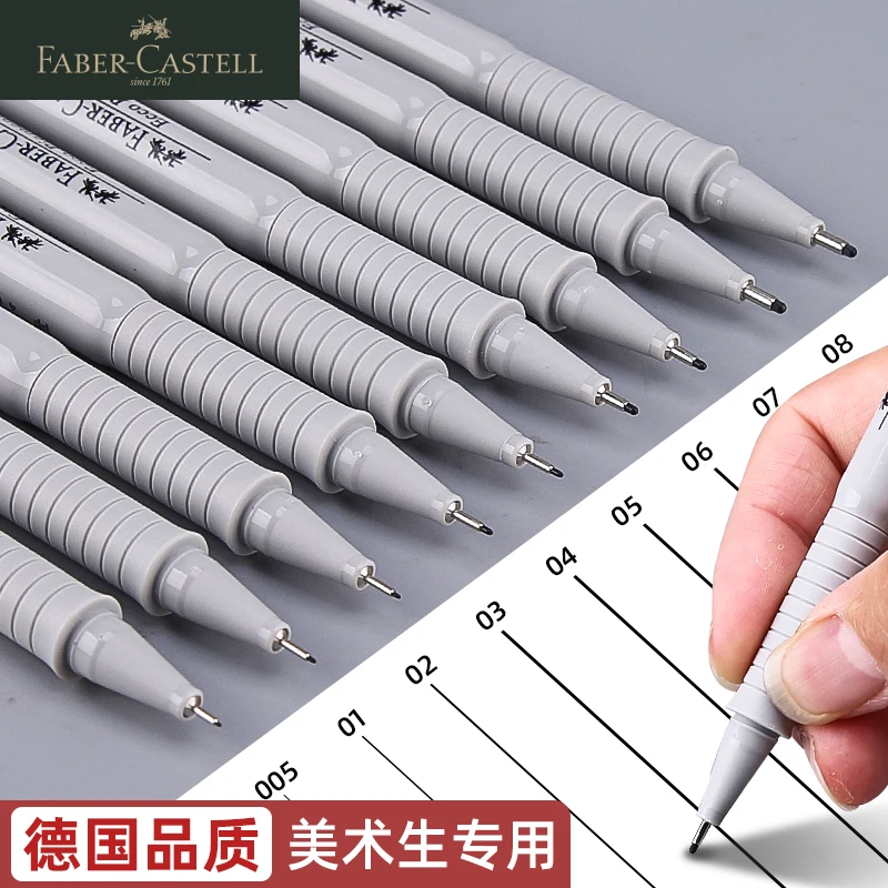 

Faber-Castell Needle Pen Art Hand-painted Hook Line Pen Sketch Pens Stationery Set Art Supplies School Supplies