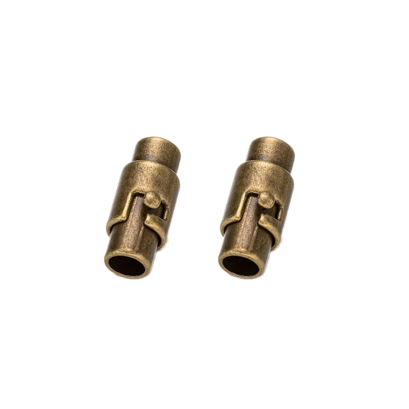 5/10 Stück 3/4/5/6/8 mm starke magnetische Verschlüsse mit Verriegelung für DIY Lederband Endkappe Armband Halskette Anschlüsse Schmuckherstellung – Detail 2