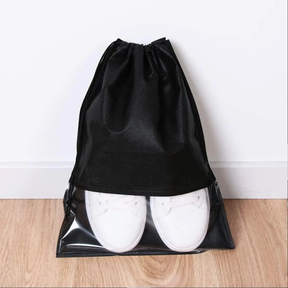 5/10PCS Women Men Shoes Bag Non-Woven Fabric Travel Drawstring Shoes Cloth Bags Pouch Case Organizer Travel Accessories 5