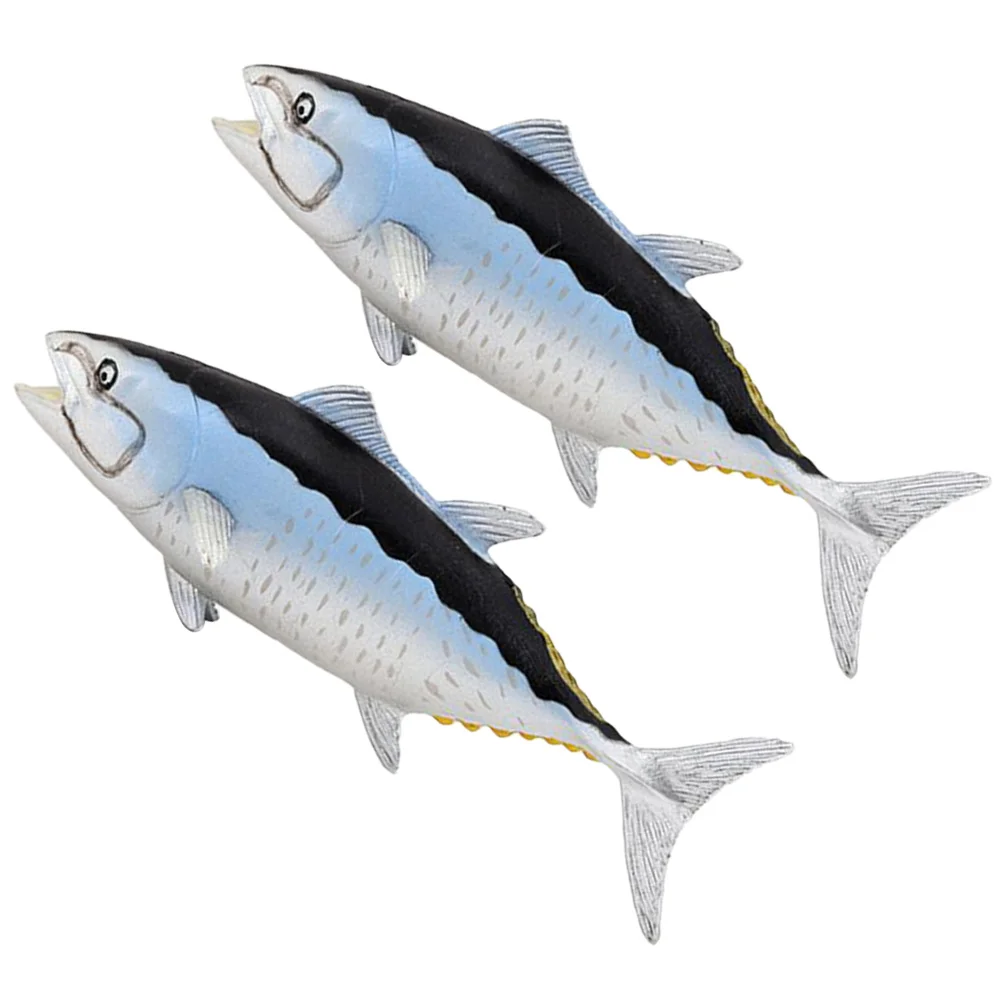 

Simulated Tuna Fish Cognitive Model Sea Toy Desktop Statue Small Figurines Kid Decor