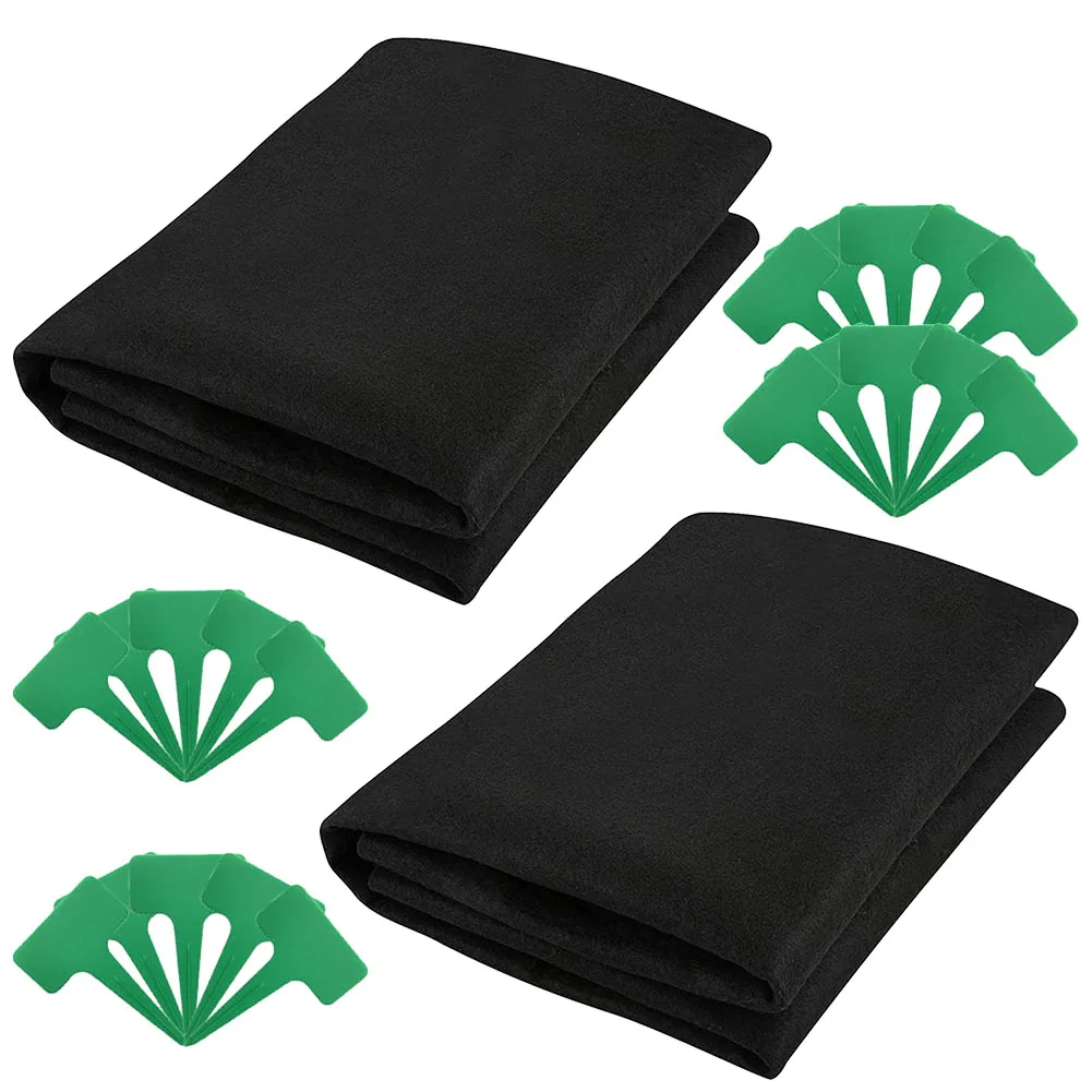 

2pcs 3mm Thick Automatic Watering Capillary Pads With 20 Plant Labels Yard Garden Outdoor Living Supplies Accessories