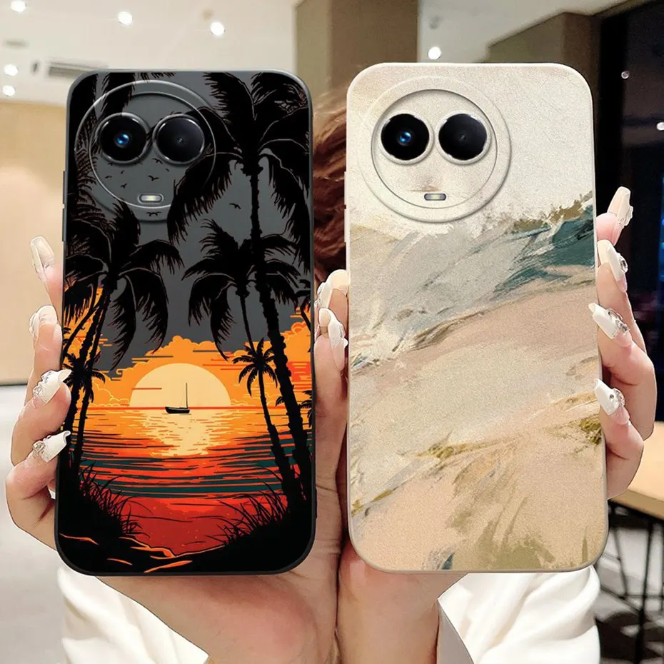 Fashionable Lens Protective Soft Silicone Phone Case