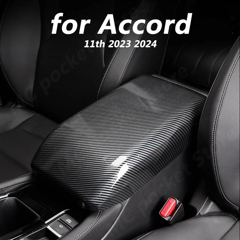 

Car interior decoration accessories armrest box DIY decorative stickers 1pcs for Honda Accord 11th 2023 2024
