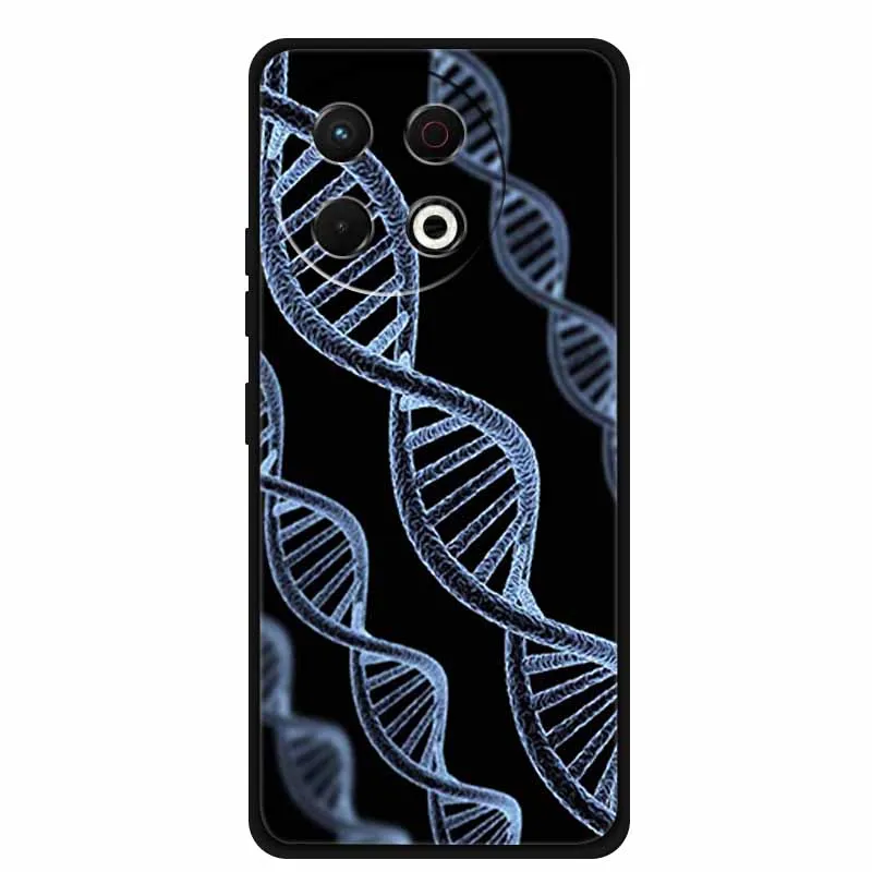 Black Silicone Soft Phone Case - Protective Back Cover
