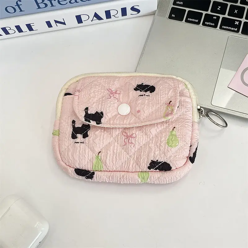 Cute Cartoon Small Travel Cosmetic Lipstick Earphone Card Portable Storage Bag Purse Women Gift Pouch In Make up Bags Organizer - Image 12