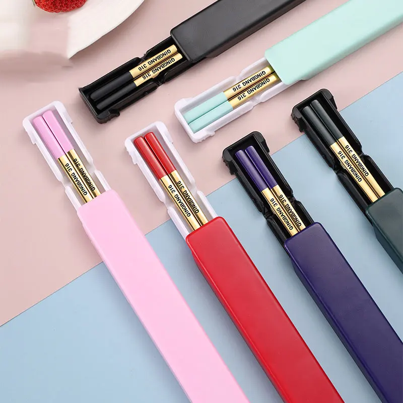 304StainlessSteelChopsticksOneChopstickPerPersonCreativeTravel