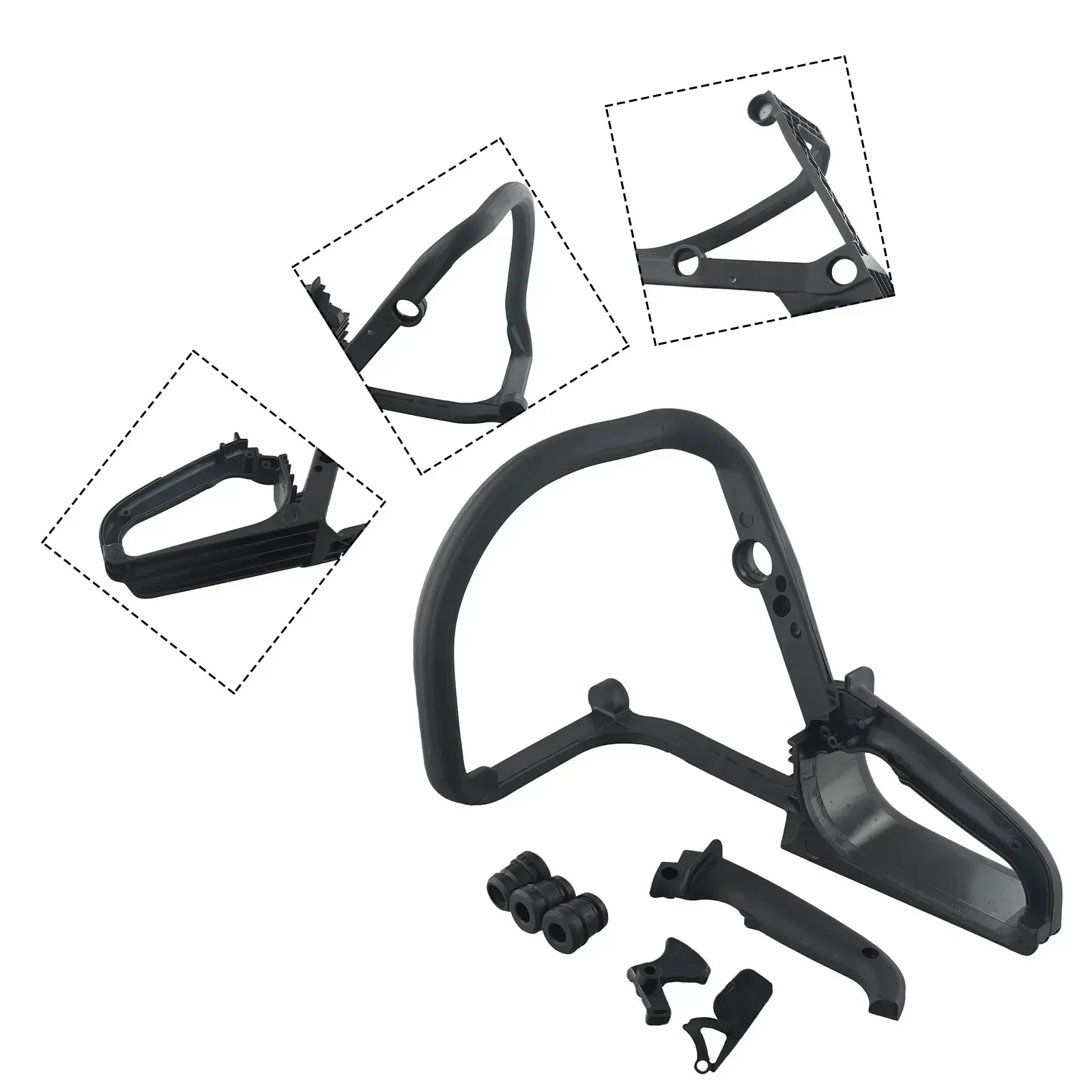 Chainsaw Handle Accessories With er For Stihl 017,018,MS170,MS180 Chainsaw 1130 791 4901 Handle Bar Power Equipment Tools