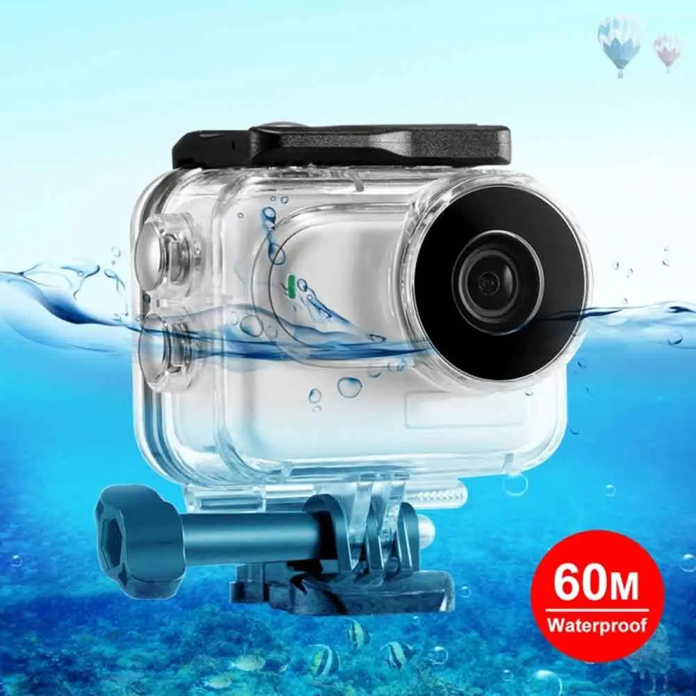 Custodia Impermeabile Per Action Camera Custodia Protettiva Per Custodia Subacquea Da 60M/196.8 Piedi Compatibile Per Telecamera Insta 360 Go 3