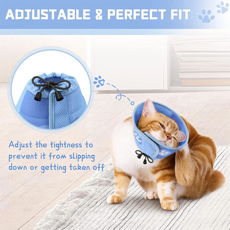 Title 9, Cat Elizabethan Adjustable Collar Pet Dog Neck ...