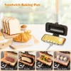 Hot Dog Toaster Non Stick Aluminum Alloy Bread Toast Breakfast Machine Sandwich Maker Waffle Pancake Baking Barbecue Oven Mold 3