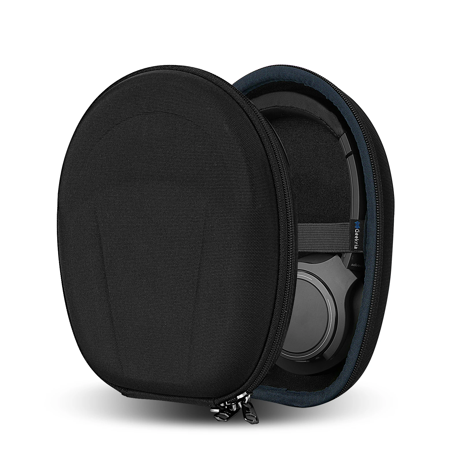 

Чехол для наушников Geekria Shield для Audio-Technica ATH-SR5BK, ATH-SR5BTBK, ATH-ANC9, Жесткий мобильный защитный ударный беспроводной bluetooth earphone пакет для хранения кабеля heatset для игровых аксессуаров