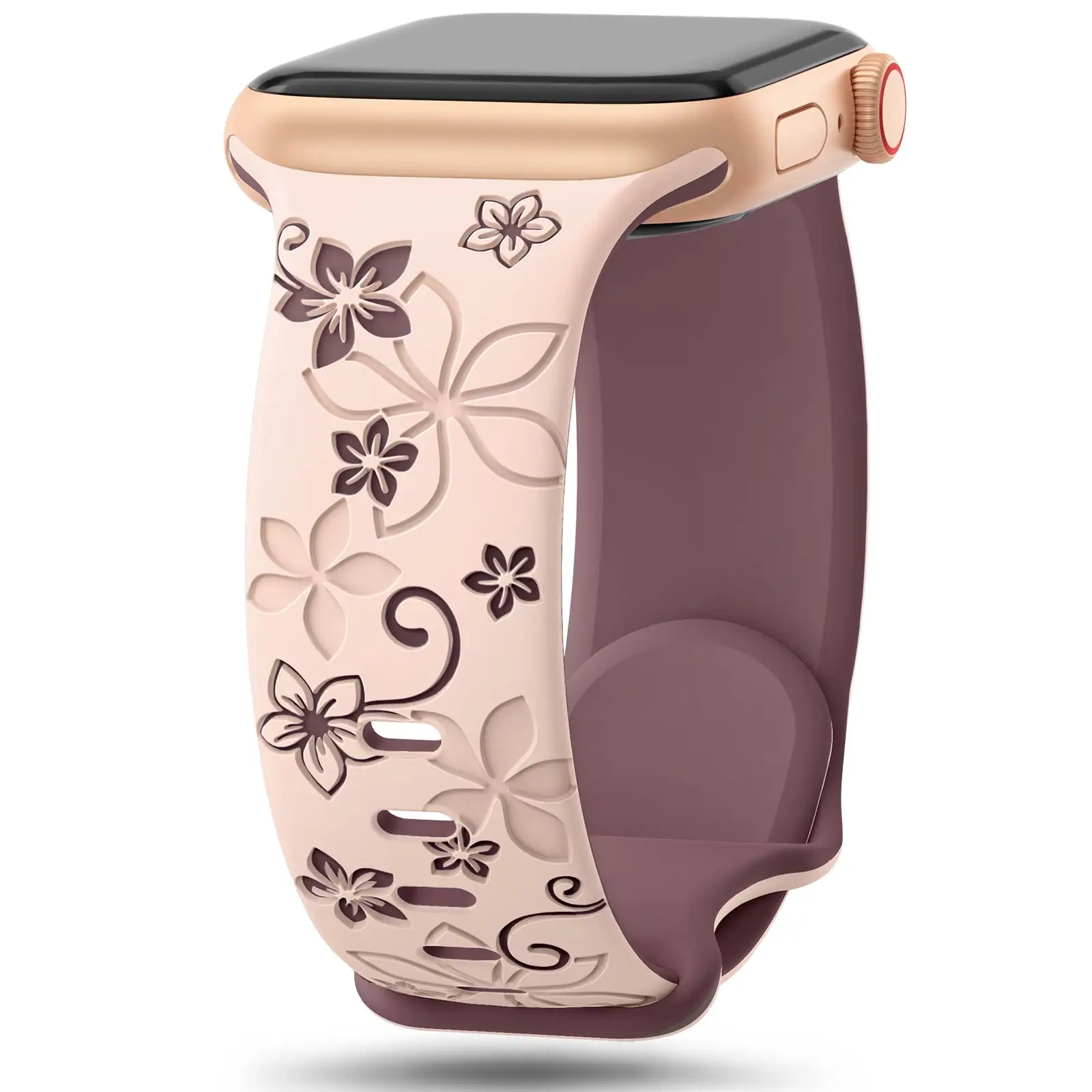 ตัวเลือกสินค้า สายนาฬิกาลายดอกไม้ สวยหรู สำหรับ Apple Watch ทุกขนาด