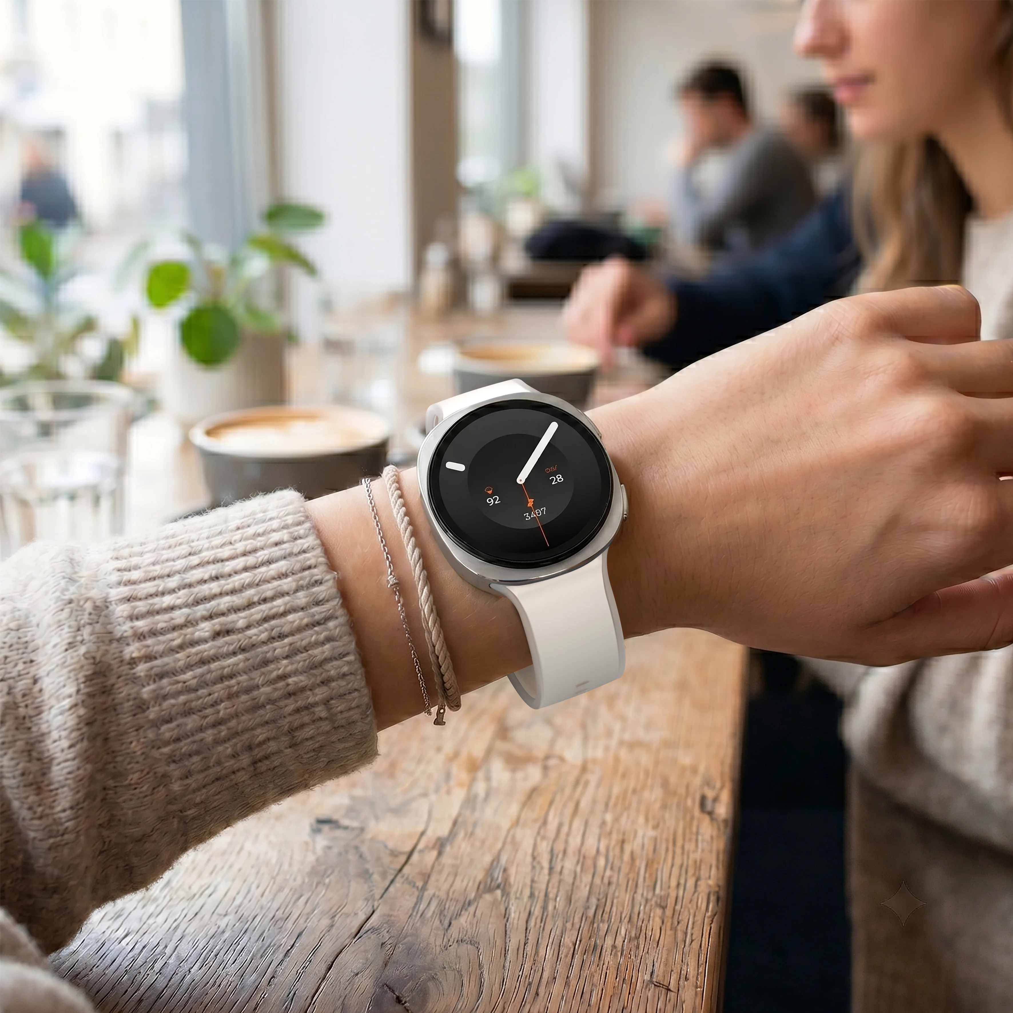 Premium Silicone Sport Band for Smartwatch - Adjustable and Durable Strap