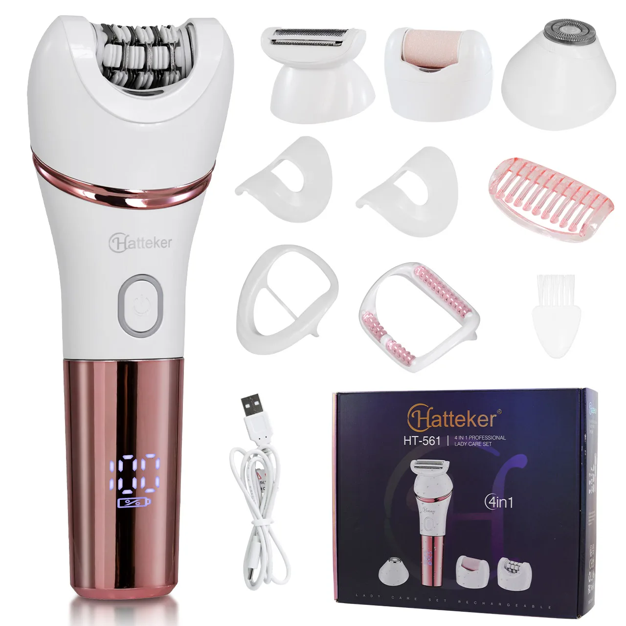 Hatteker epilator för kvinnor hårborttagning för ben bikini ansikte_voghion.com