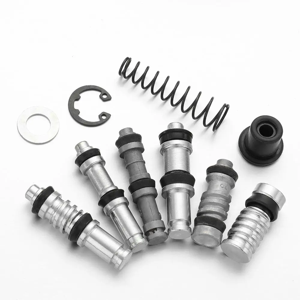 Motorcycle Clutch Brake Pump Piston Plunger Repair Kit 11mm 12.7mm 14mm Motorbike Master Cylinder Piston Rigs Repair Accessories motorcycle clutch brake repair kit