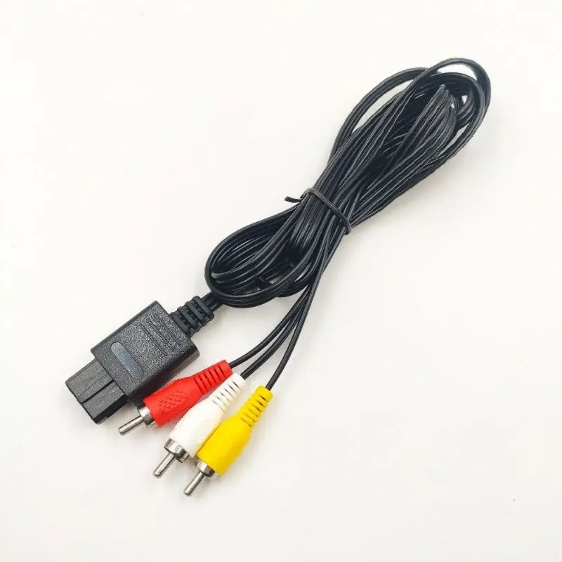 AV/TV Video Audio Chinch Kabel for SNES SFC N64 64 GameCube NGC Super Nintendo