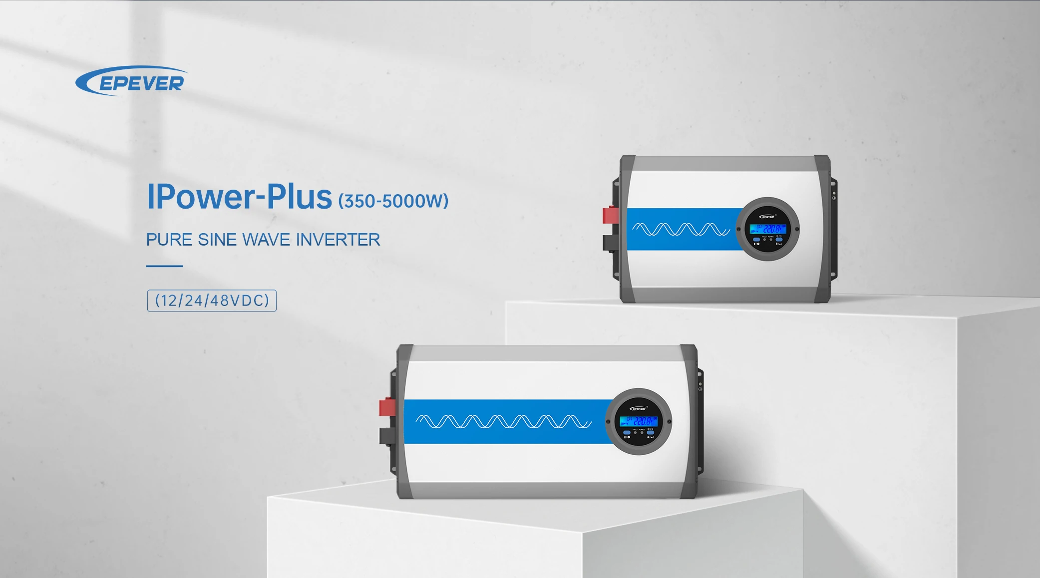 EPever Pure Sine Wave Solar Inverter IP-Plus 180 Degrees Rotating LCD RS485 Port