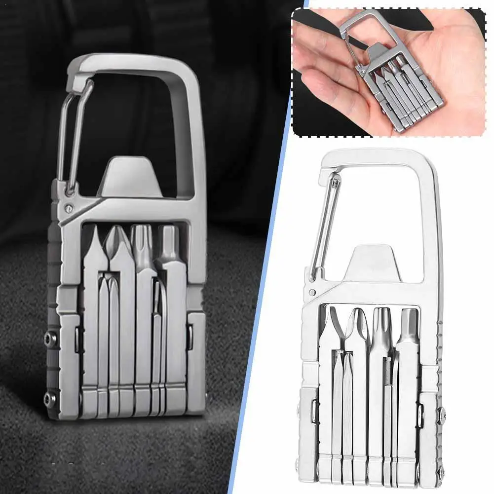 

Набор складных инструментов для фотокамеры с отвертками функциональные инструменты Карманный складной ключ брелок для фотографов