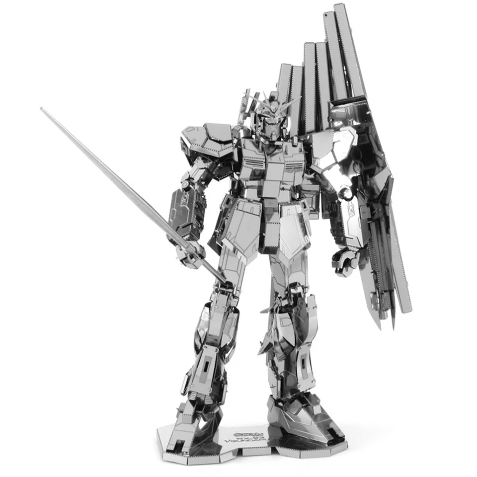 GUNDAM 3D Metal Puzzle Model RX-93 νGUNDAM Action Figures