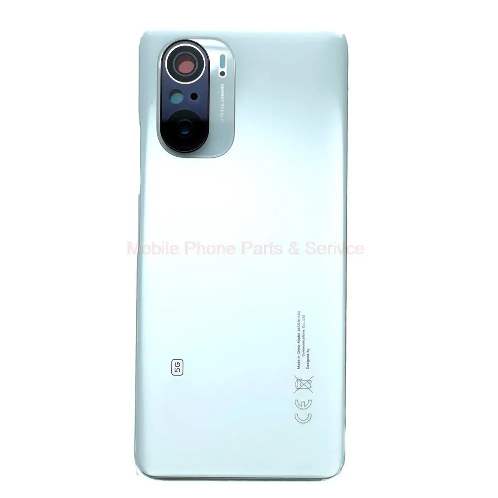 Phone Back Cover Phone Camera Lens Camera Lens Cover Glass Battery Cover Glass Phone Back Cover Xiaomi Poco F3 Back Cover Chassis Case Rear Battery Housing Door + Camera Lens Glass Repair Parts