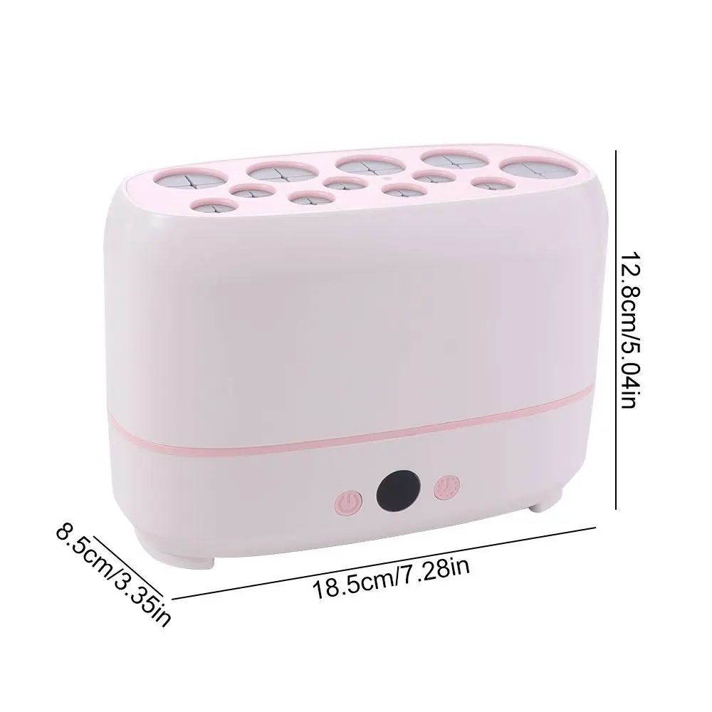 Automatic Electric Cosmetic Brush Drying Machine Fast Dryer Cleaner Makeup Brushes Dryer 12 Holes Visible