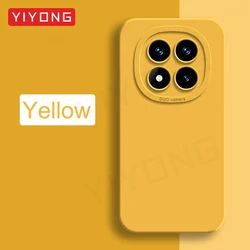 Silky Feel Liquid Silicone Soft Cover - YIYONG Premium Phone Case for Redmi note 15 pro+ 5g (YELLOW)