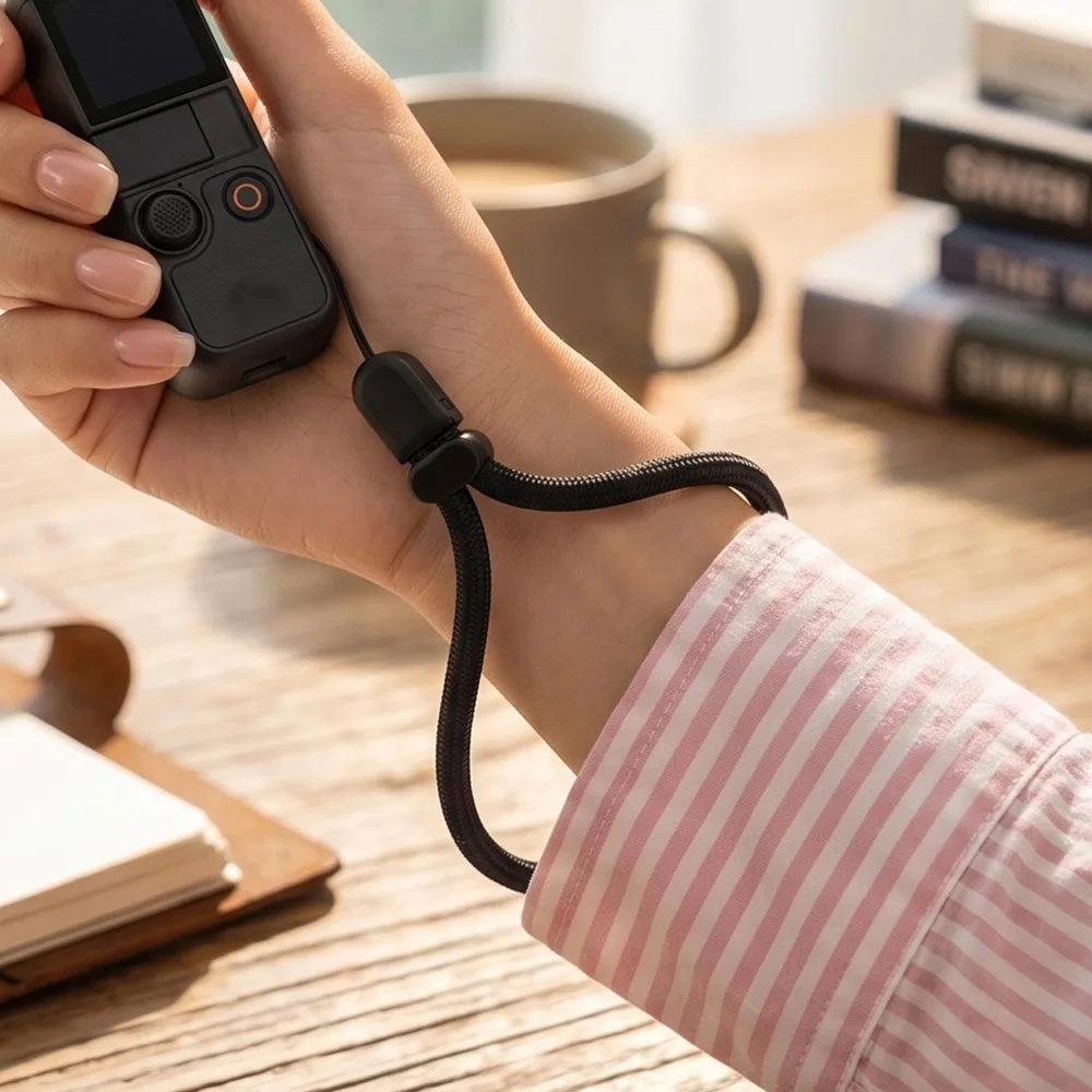 Adjustable Wrist Strap with Lanyard