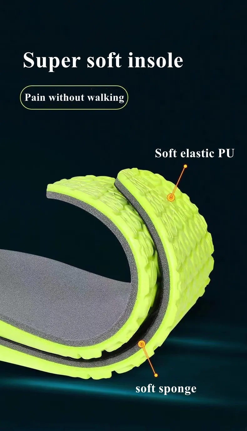 Sports Insole Non-slip Soft Breathable Sweat-wicking Deodorant Shoe Inserts Anti-slip Template for Men Women Insoles 1_voghion.com