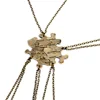 5 pcs/Set Best Friend Necklace Creative Pentagram Pendant Alloy Accessories, Friendship Necklace For Men And Women 1