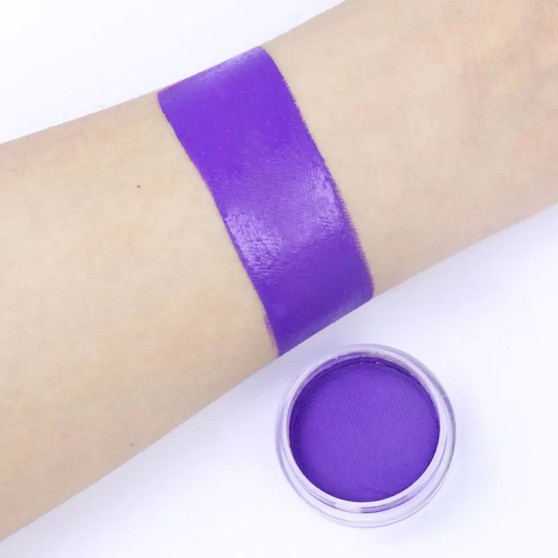 2023New 30g/pc Purple and Blue Water Based Face And Body Painting Non-toxic Professional Makeup Pigment For Halloween Costume 4