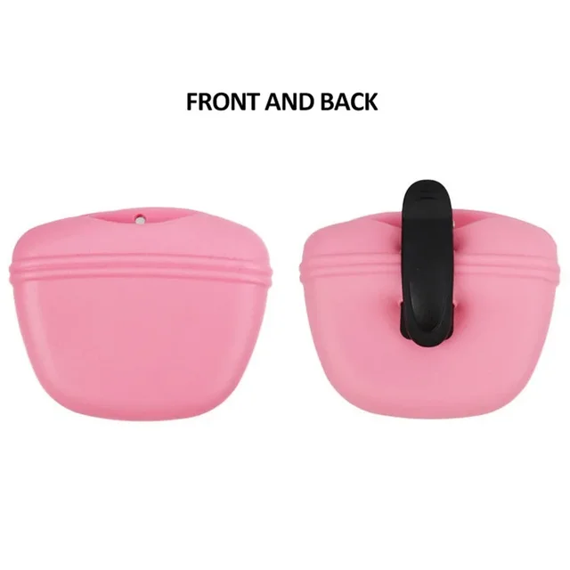 Silicone Dog Treat Bag Pet Portable Dog Training Waist Bag Outdoor Feeder Puppy Snack Pouch Food Reward Storage Bag Pet Supplies 3