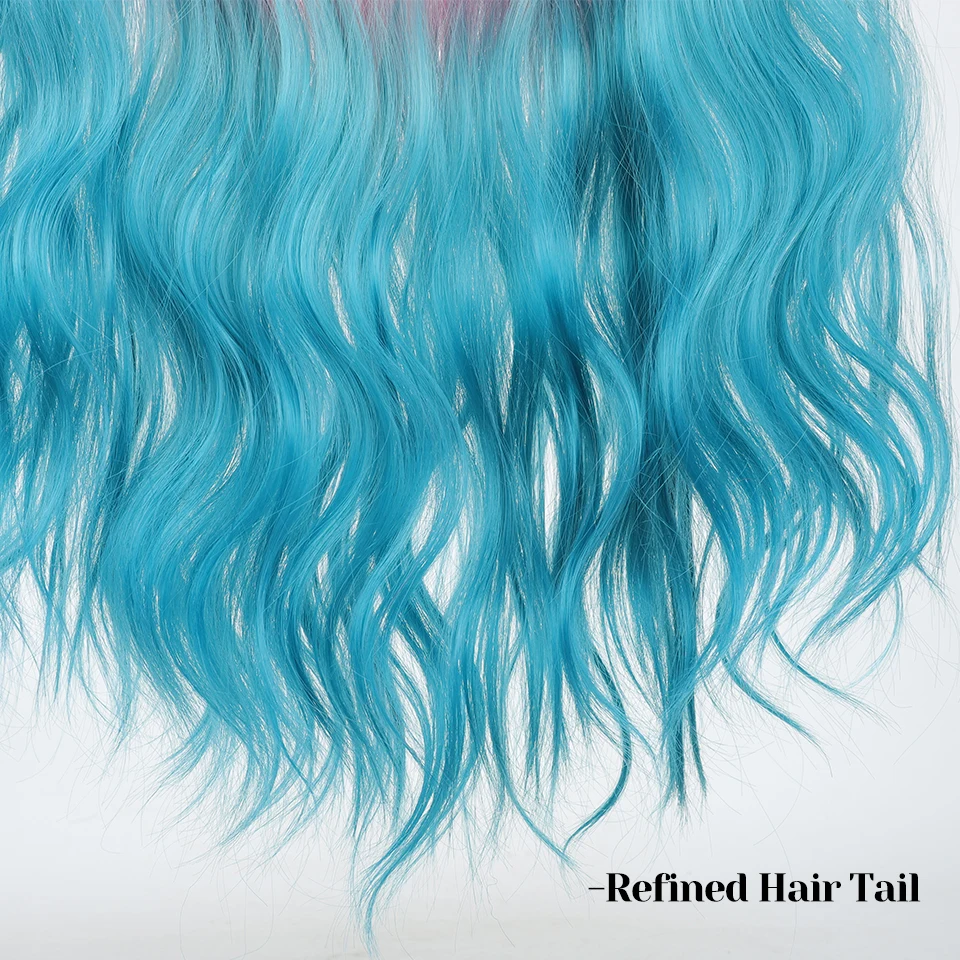 Synthetic Curly Invisible Wig for Women