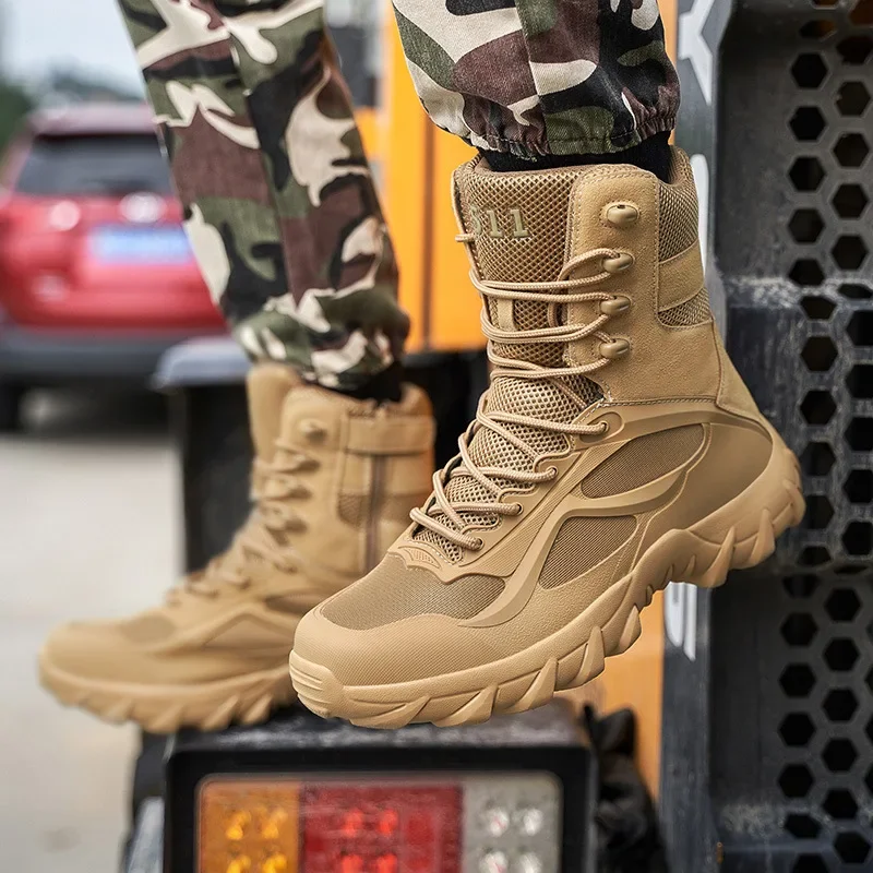 

Men Tactical Boots Army Boot Men Military Men Outdoor Desert Non-slip Tactical Boot Hunting Shoe Man Ankle Boots Botines Zapatos