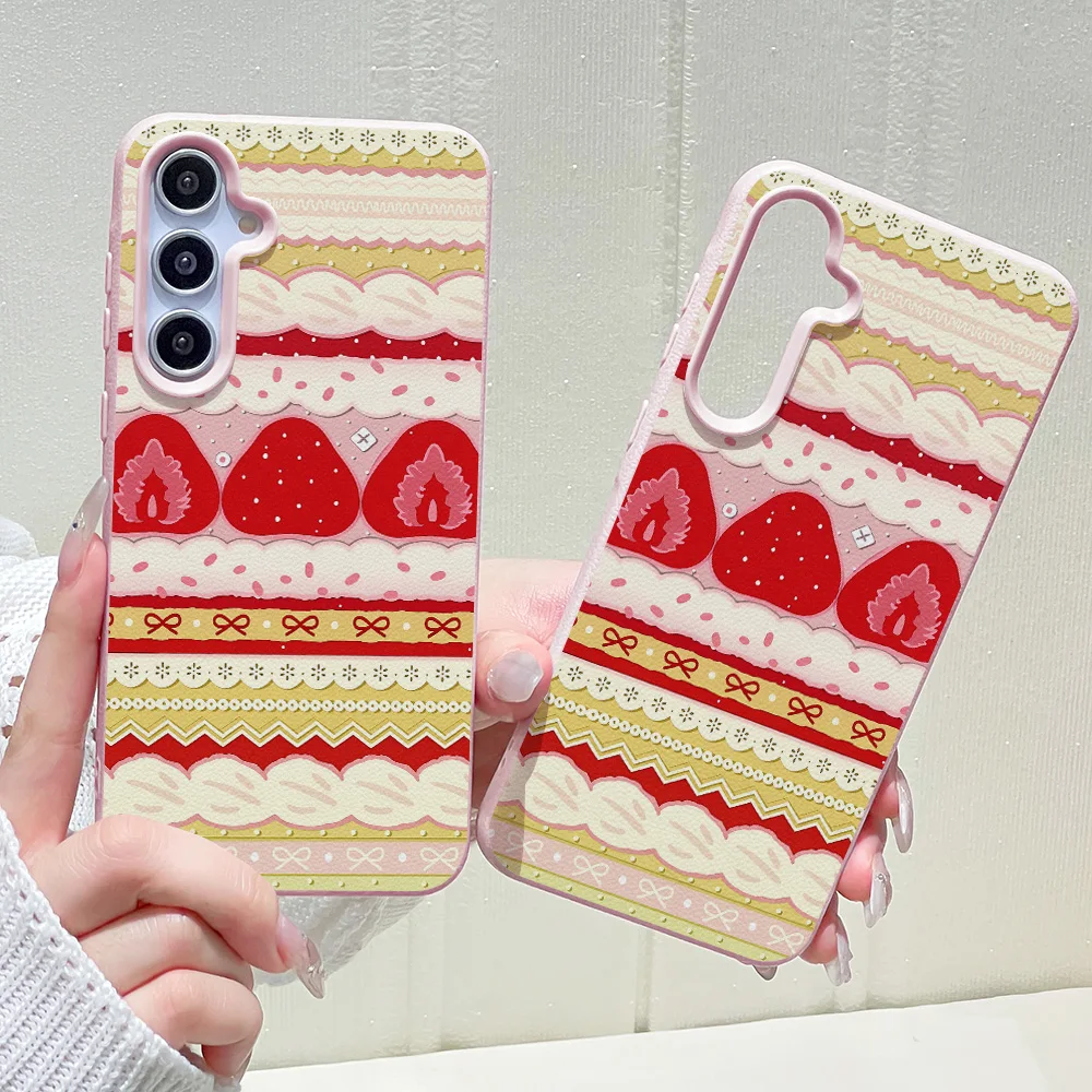 Strawberry Lychee Silicone Phone Case Cover